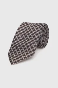 Hodvábna kravata BOSS čierna farba #8743935