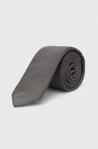 Hodvábna kravata BOSS čierna farba #8748645