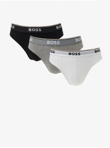 Hugo Boss 3 PACK - pánske slipy BOSS 50475273-999 XXL