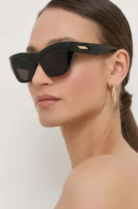 Slnečné okuliare Bottega Veneta dámske, čierna farba #5068098