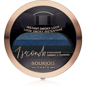 Bourjois 1 Seconde očné tiene pre okamžité dymové líčenie odtieň 04 Insaisissa-Bleu 3 g