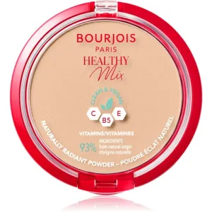 BOURJOIS Paris Healthy Mix Clean & Vegan Naturally Radiant Powder 10 g púder pre ženy 04 Golden Beige