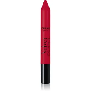 BOURJOIS Paris Velvet The Pencil 3 g rúž pre ženy 15 Rouge Escarmin rúž v ceruzke