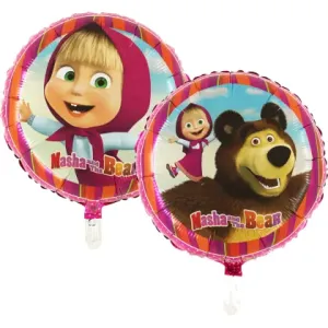 BP Fóliový balón - Máša a medveď (kruh) #5715852