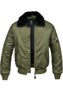 Brandit MA2 Jacket Fur Collar olive - Size:M