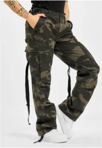 Dámske nohavice BRANDIT Ladies M-65 Cargo Pants Farba: darkcamo, Veľkosť: 29