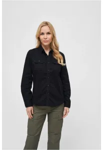 Brandit Ladies Vintageshirt Longsleeve black - Size:XL