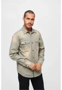 Brandit Hardee Denim Shirt olive grey - Size:3XL
