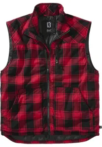 Brandit Lumber Vest red/black - Size:L