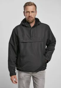 Pánska bunda BRANDIT Fleece Pull Over Windbreaker Farba: black, Veľkosť: 4XL