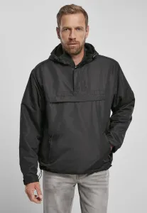 Pánska bunda BRANDIT Fleece Pull Over Windbreaker Farba: black, Veľkosť: XL