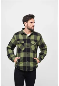 Brandit Lumberjacket black/olive - Size:6XL