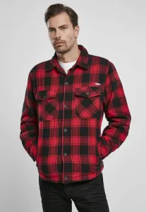 Urban Classics Brandit Lumberjacket red/black - S