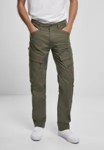 Pánske nohavice BRANDIT Adven Slim Fit Cargo Pants Farba: olive, Veľkosť: M