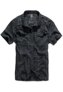 Brandit Roadstar košeľa s krátkym rukávom, čierno-modrá #1487789