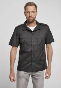 Pánska košeľa BRANDIT Short Sleeves US Shirt Farba: black, Veľkosť: 5XL