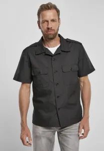 Pánska košeľa BRANDIT US Shirt Ripstop shortsleeve Farba: black, Veľkosť: 3XL