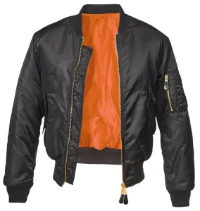 Zimná bunda MA1 Jacket Brandit® – Čierna (Farba: Čierna, Veľkosť: 3XL)
