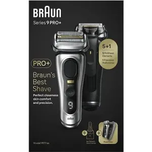 Braun Series 9 PRO+, Wet&Dry, 9577cc, strieborný