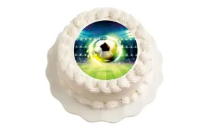 Jedlý papier pre futbalistov - Futbalová lopta 20 cm - breAd. & edible