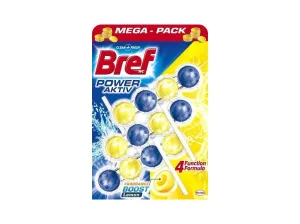 Bref Power Aktiv Lemon WC blok 3 x 50 g
