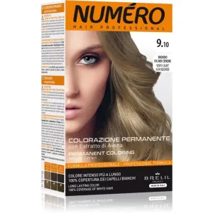 Brelil Numéro Permanent Coloring farba na vlasy odtieň 9.10 Very Light Ash Blonde 125 ml