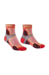 Ponožky Bridgedale TRAIL RUN UL T2 CS 3/4 CREW Red/325 M (6-8,5)