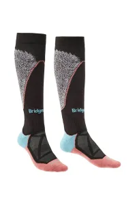 Ponožky Bridgedale Ski Midweight Women's black/coral/227 S (3-4,5) #4224927