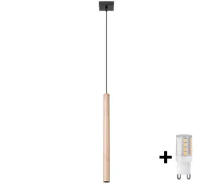 Brilagi Brilagi - LED Luster na lanku DRIFA 1xG9/4W/230V drevo