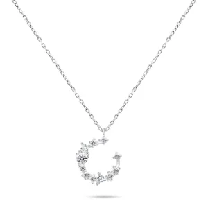 Brilio Silver Očarujúce strieborný náhrdelník so zirkónmi NCL79W
