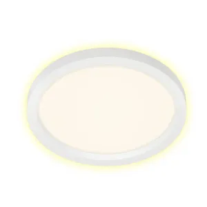 Stropné LED svietidlo 7361, Ø 29 cm, biele