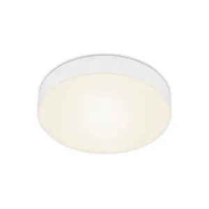 Stropné svietidlo Flame LED, Ø 21,2 cm, biele