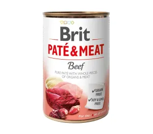Brit PATÉ & MEAT Beef konzerva pre psov 400 g