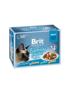 BRIT Premium Family Plate kapsička pre mačky 12 x 100 g