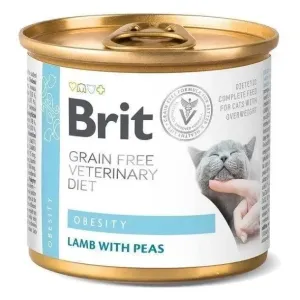 Brit Veterinary Diets GF cat Obesity konzerva pre mačky 200g #1379130