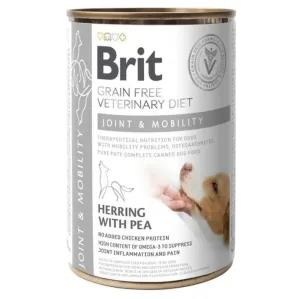 Brit Veterinary Diets GF dog Joint & Mobility 400g konzerva