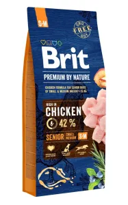 Brit Premium by Nature Senior S/M - výhodné balenie: 2 x 15 kg