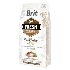BRIT Fresh Turkey with Pea Adult Fit & Slim granuly pre psov, Hmotnosť balenia: 2,5 kg