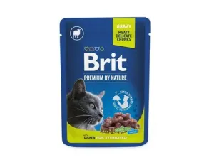 Brit Premium cat 100 g kapsa Steril s jahňacím mäsom v omáčke - 100g