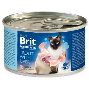 Brit Premium By Nature Cat Trout With Liver 200g