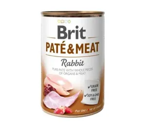 Brit Konzerva Pate & Meat Rabbit 400g