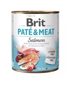 BRIT Paté & Meat Salmon 800g - 1ks