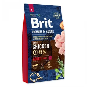 BRIT Premium by Nature Adult L granule pre psov 1 ks, Hmotnosť balenia: 8 kg