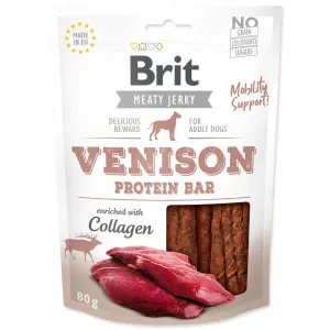 BRIT meaty jerky  VENISON protein bar - 200g