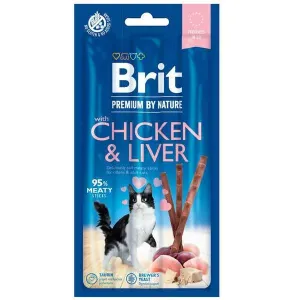 Brit Care Premium by Nature Cat Sticks with Chicken & Liver 3 ks