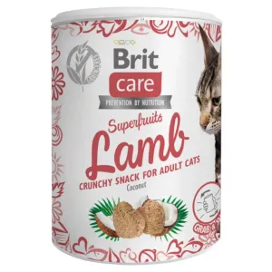 BRIT Care Snack Superfruits Lamb jahňacie s kokosom pre mačky 100 g
