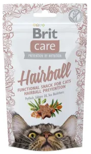BRIT Care Snack Hairball s kačacím mäsom pre mačky 50 g