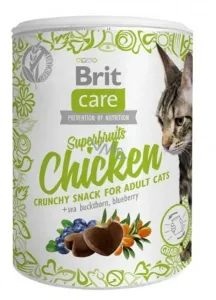 BRIT Care Snack Superfruits Chicken s kuraťom, rakytníkom a čučoriedkami pre mačky 100 g