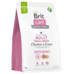Brit Care Dog Sustainable Adult Small Breed Chicken & Insect - 3 kg