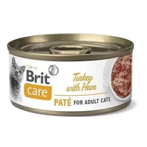 BRIT Care Turkey Paté with Ham konzerva pre mačky 70 g